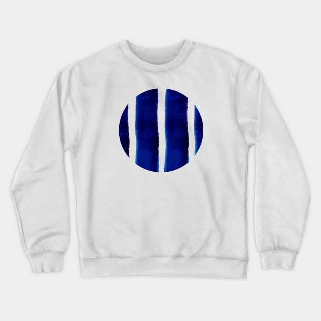 Shibori Stripes Crewneck Sweatshirt by bruxamagica